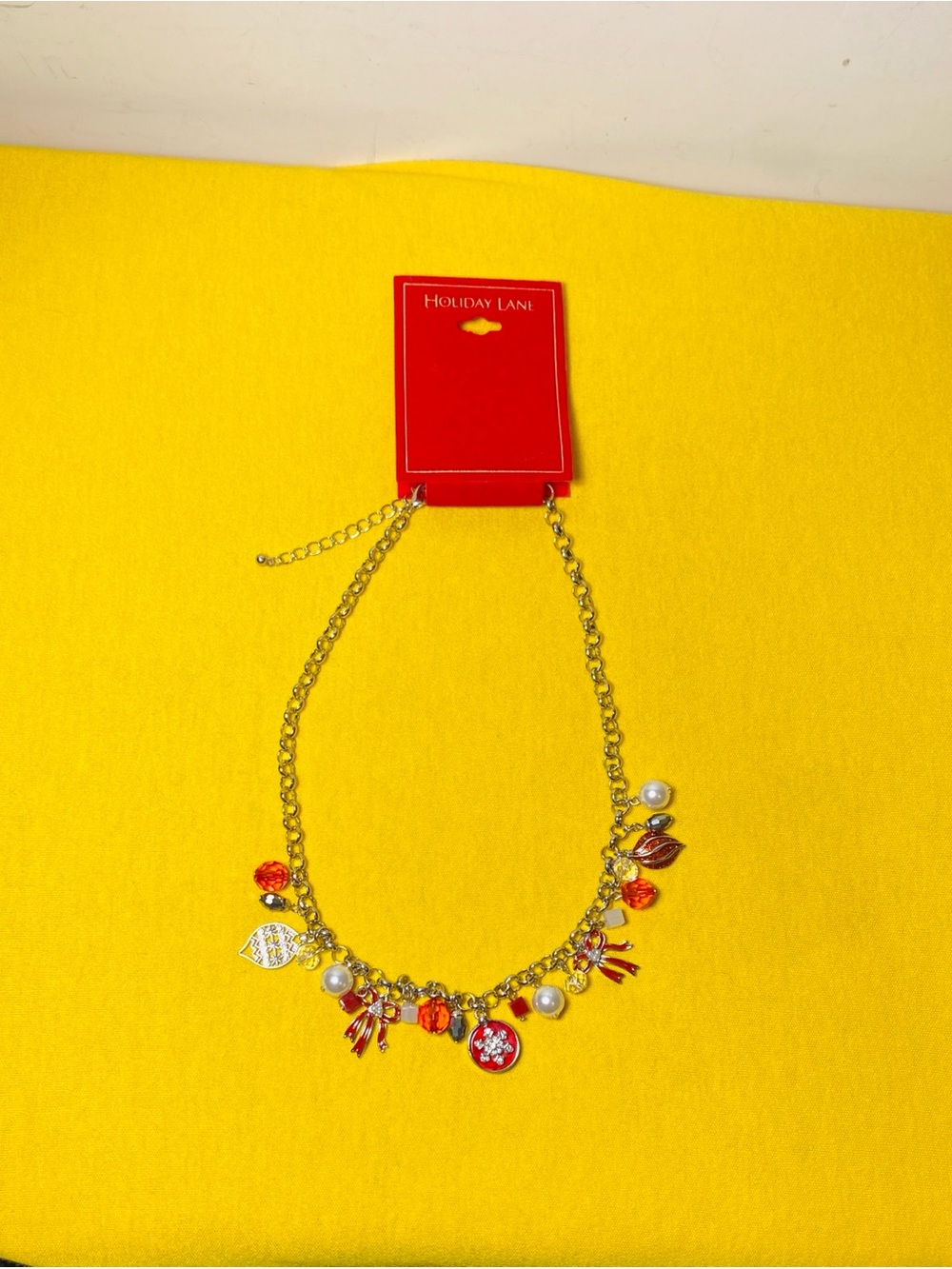Christmas Holiday Charm Necklace